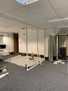 Installation of partition wall