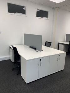 New office space, furniture and flooring