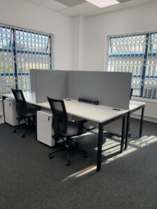 New office space, furniture and flooring