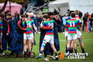 Cup Final match between Millfield School & Trinity School. National Schools Rugby Festival