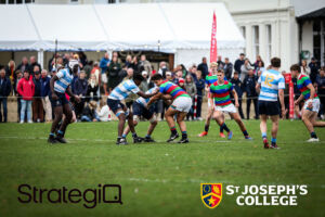 Cup Final match between Millfield School & Trinity School. National Schools Rugby Festival