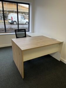 Office desk and chair