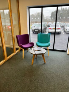 Soft waiting area furniture