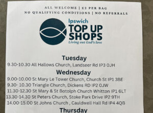 Ipswich top up shops