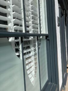 Completed exterior - window
