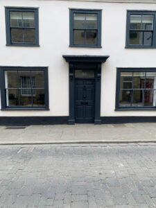 Exterior repainted