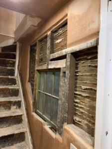 Ground floor - exposed wall