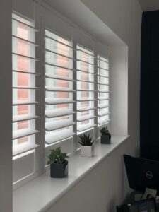 Ground floor - completed blinds