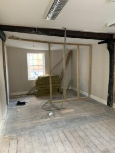 First & Second Floor: Work in progress