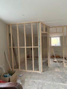 First & Second Floor: Work in progress