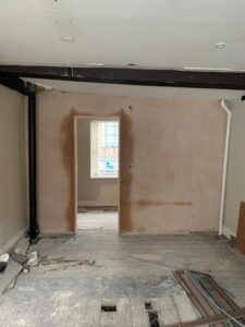 First & Second Floor: Work in progress