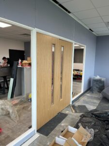 Partitions. Lindner Prater Refurbishment