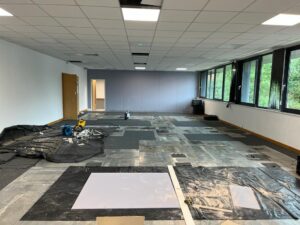 Work in progress. Lindner Prater Refurbishment