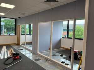 Partitions. Lindner Prater Refurbishment