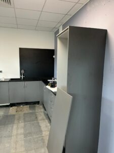 New kitchen. Lindner Prater Refurbishment