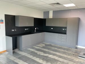 New kitchen. Lindner Prater Refurbishment