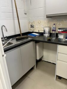 Kitchen before work began