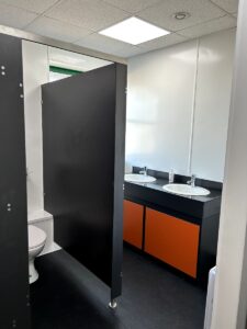 Bathroom refurb for Freightliner, Felixstowe