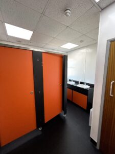 Bathroom refurb for Freightliner, Felixstowe