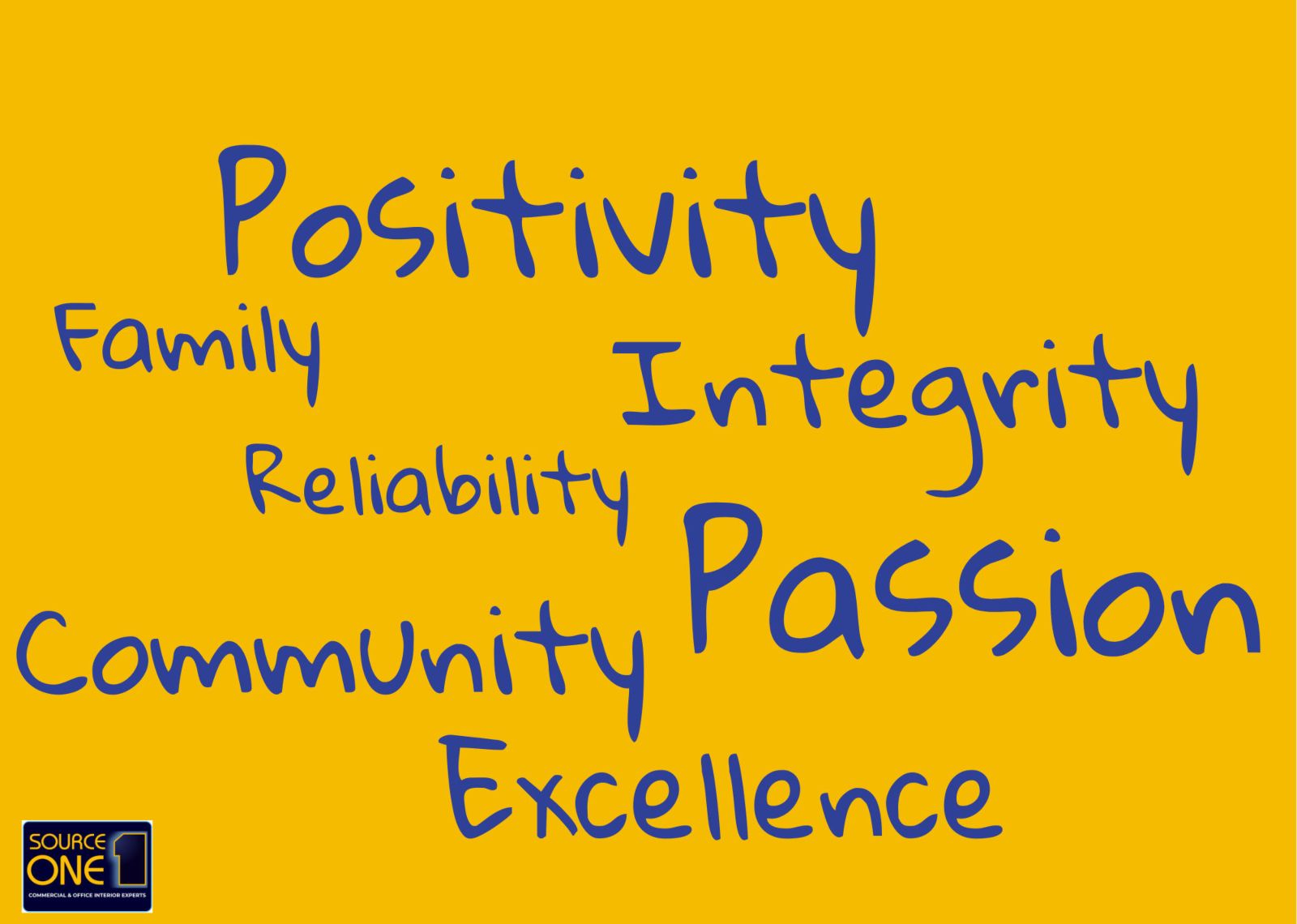 Source One Values Word Cloud Source One Values