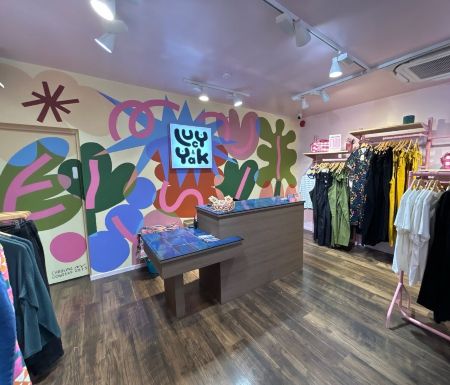Lucy and Yak retail fit out in Chester
