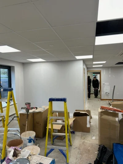 Knights Lowe refurbishment, work in progress