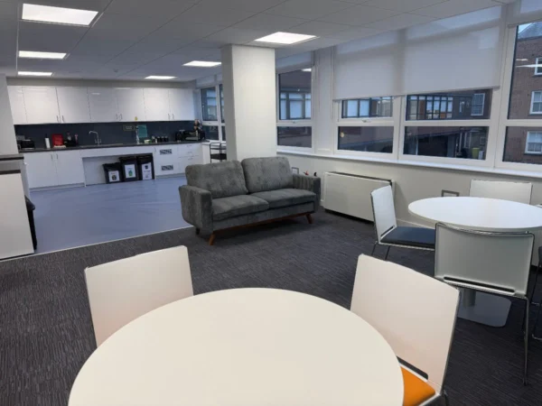 Kitchen and Breakout space. Atwell's Solicitors.
