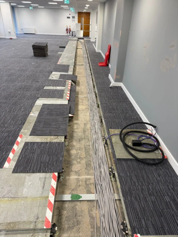 Underfloor cabling