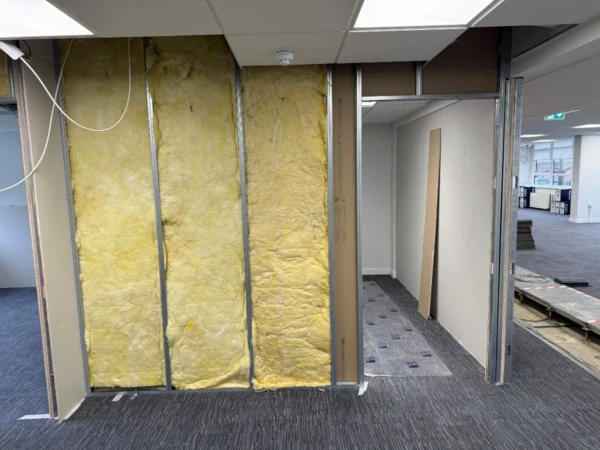 Office walls taking shape