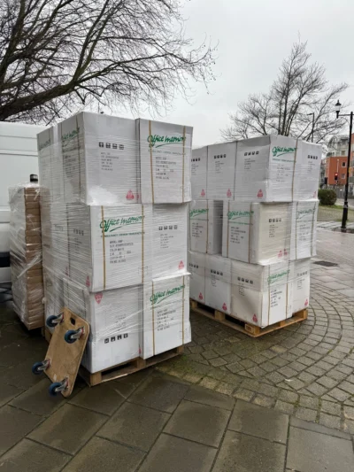 Office relocation - deliveries