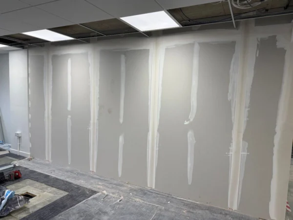 Office walls taking shape