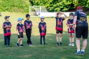 Coaching session at Newmarket Cricket Club